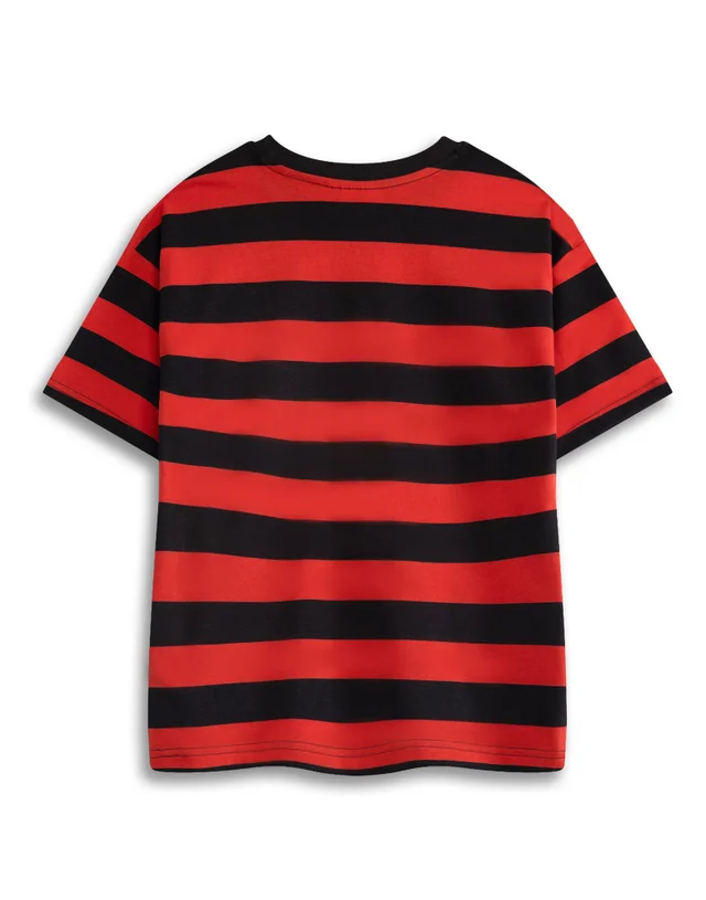 Vanilla Underground Beano Boys Red Dennis The Menace T-Shirt (5-12 Years)
