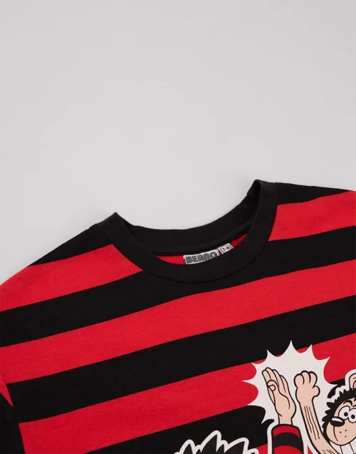 Vanilla Underground Beano Boys Red Dennis The Menace T-Shirt (5-12 Years) - 11-12 Yrs Image 4