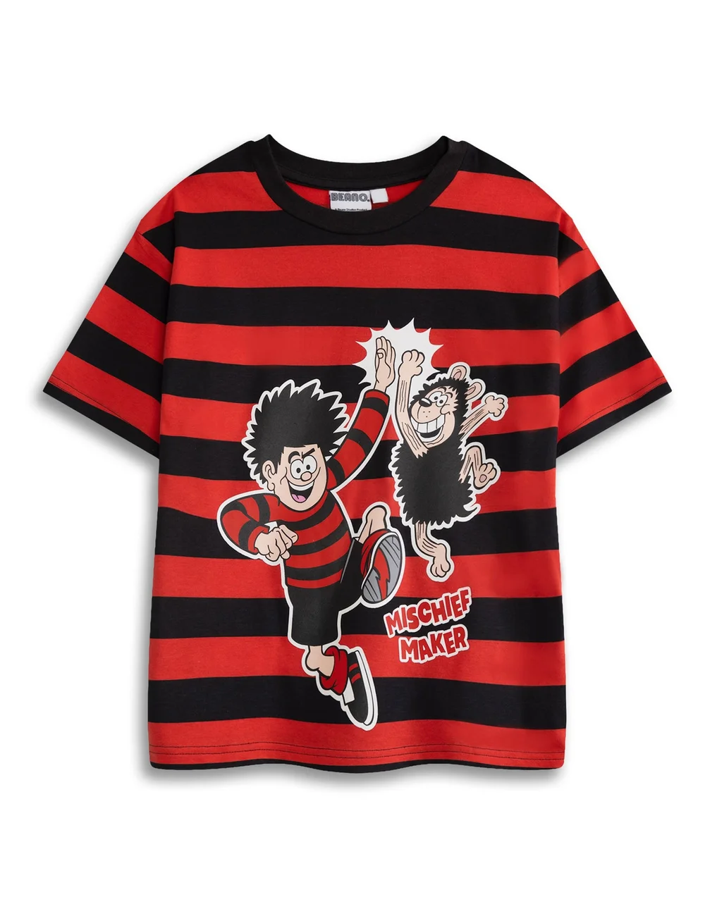 Vanilla Underground Beano Boys Red Dennis The Menace T-Shirt (5-12 Years) - 11-12 Yrs Image 1