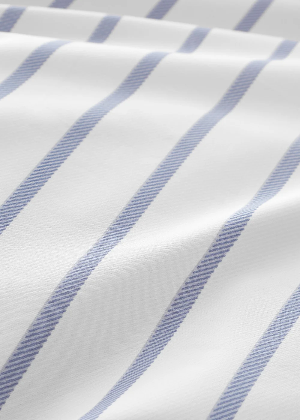 Bianca Fine Linens Hampton Stripe 200 Thread Count Cotton Reversible Duvet Cover Set Blue - Single Image 5