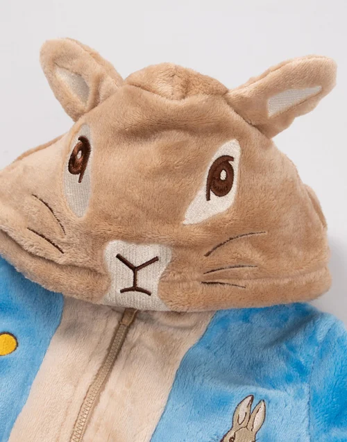 Vanilla Underground Peter Rabbit Unisex Kids Blue Onesie (12 mnths - 5 years) - 4-5 Yrs Image 3