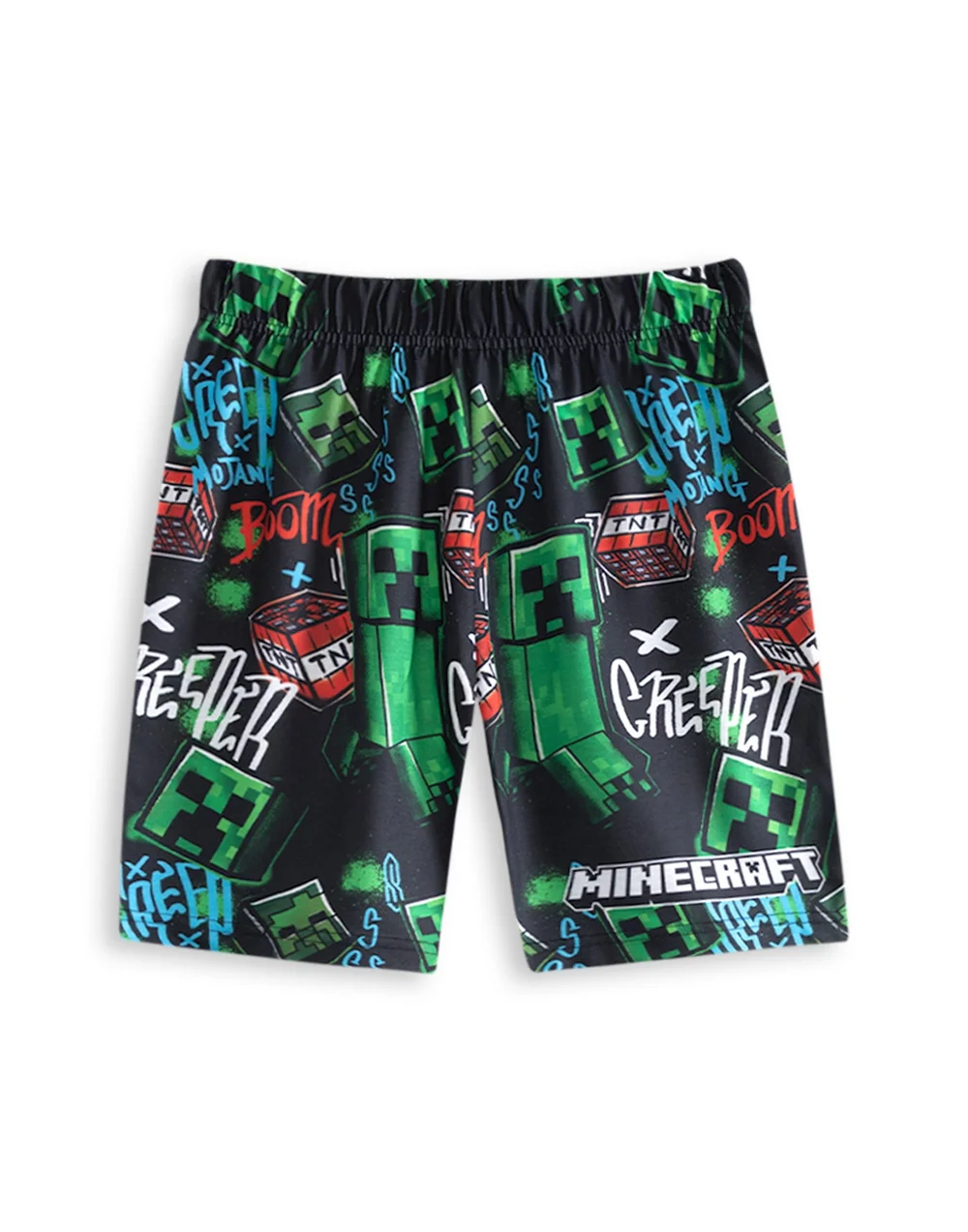 Vanilla Underground Minecraft Boys Multicoloured Creeper Short Pyjama Set (5-14 Years) - 2 Pack - 5-6 Yrs Image 5