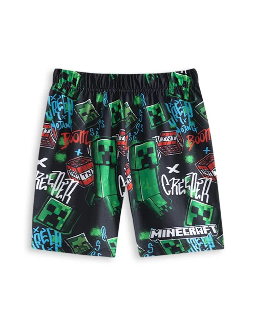 Vanilla Underground Minecraft Boys Multicoloured Creeper Short Pyjama Set (5-14 Years) - 2 Pack - 5-6 Yrs Image 5