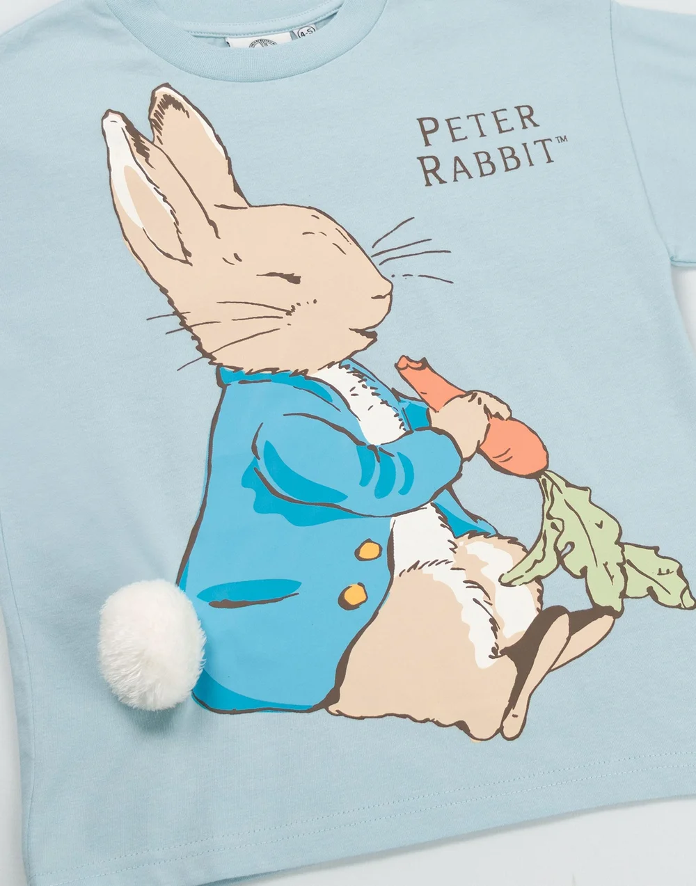 Vanilla Underground Peter Rabbit Unisex Kids Blue T-Shirt (12 mnths - 5 years) - 4-5 Yrs Image 3