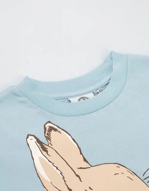 Vanilla Underground Peter Rabbit Unisex Kids Blue T-Shirt (12 mnths - 5 years) - 4-5 Yrs Image 4