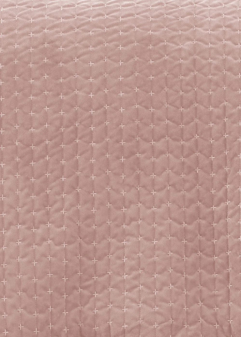 Bianca Fine Linens Attica Velvet Embroidered 240x260cm Bedspread Pink - One Size Image 2