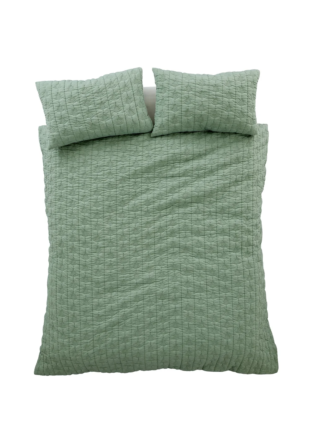 Pineapple Elephant Tamba Leaf Pinsonic Duvet Cover Set Green - Single Image 6
