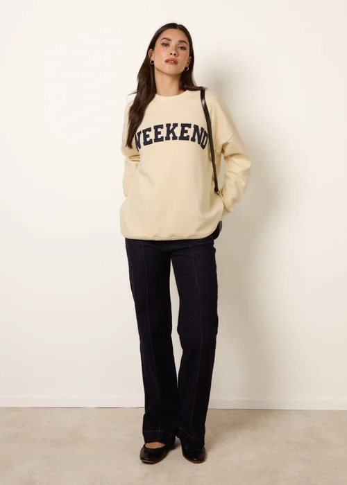 Blue Vanilla Yellow Weekend Sweatshirt - L/XL Image 3