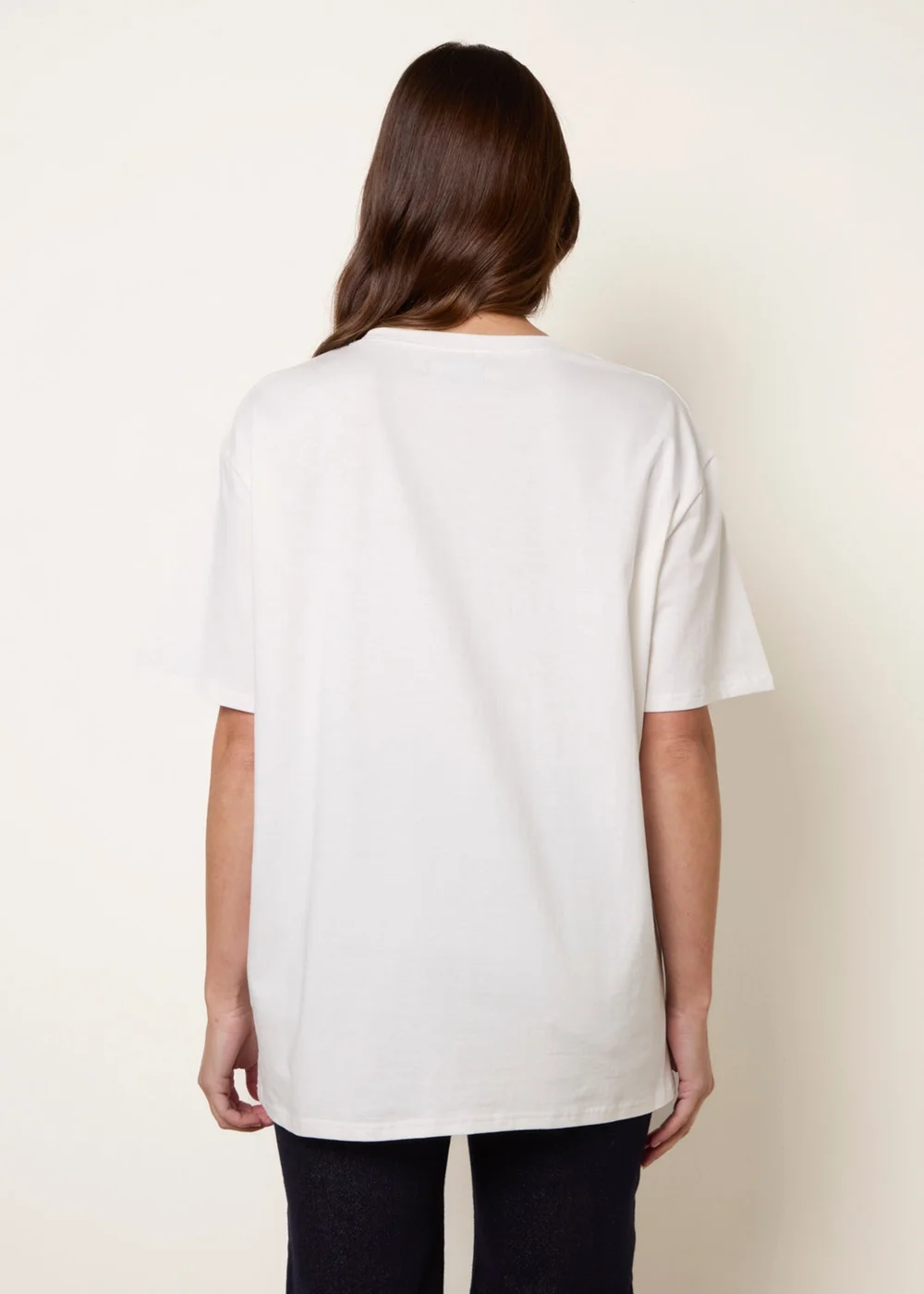 Blue Vanilla Ivory Strawberry Graphic Print Crew-Neck T-shirt - M/L Image 4