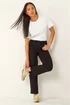 Roman Black Petite Stretch Straight Leg Jeans - 14 Image 1