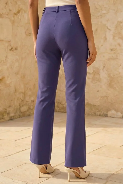 Roman Navy Stretch Bootleg Trouser - 20 Image 3