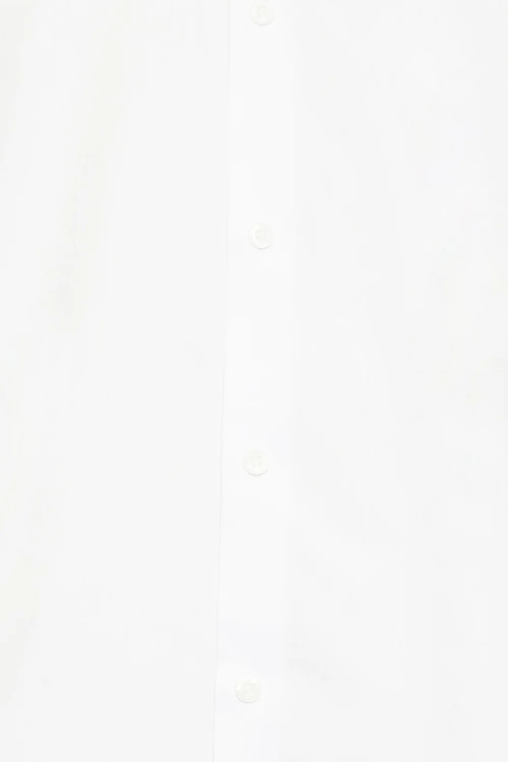 BadRhino Tailoring White Premium Stretch Long Sleeve Formal Shirt - 23 Collar Image 3