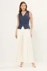 Star By Julien Macdonald Navy Blue Pinstripe Waistcoat - 14 Image 3
