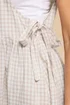 PixieGirl Petite Natural Brown Gingham Tie Side Pinafore Dress - Size 16 Image 4