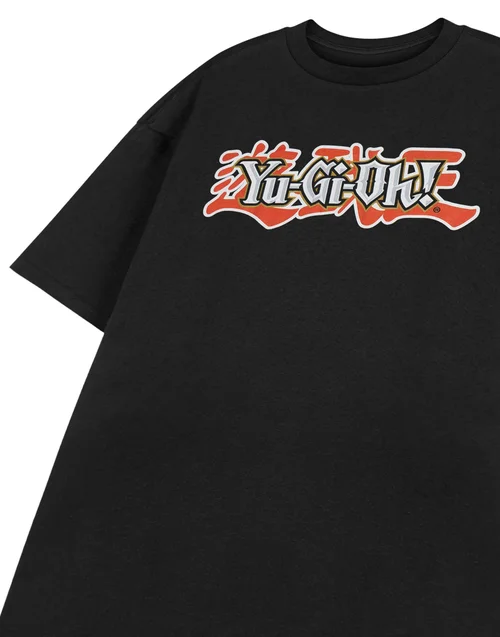 Vanilla Underground Yu Gi Oh Adults Logo Black T-Shirt - M Image 5