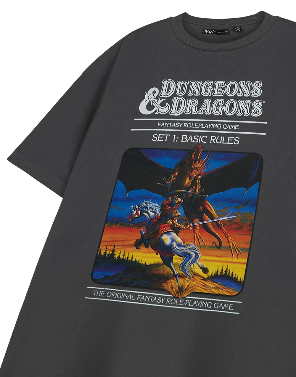 Vanilla Underground Dungeons & Dragons Adults The Original Grey T-Shirt - 2XL Image 5