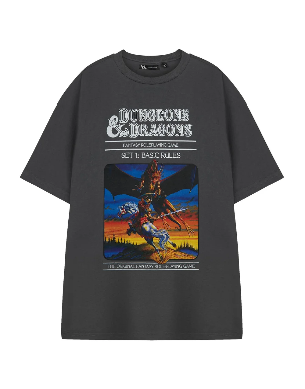 Vanilla Underground Dungeons & Dragons Adults The Original Grey T-Shirt - 2XL Image 1