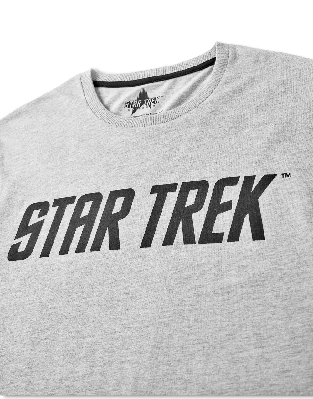 Vanilla Underground Star Trek Adults Logo Black PJs - Small Image 4
