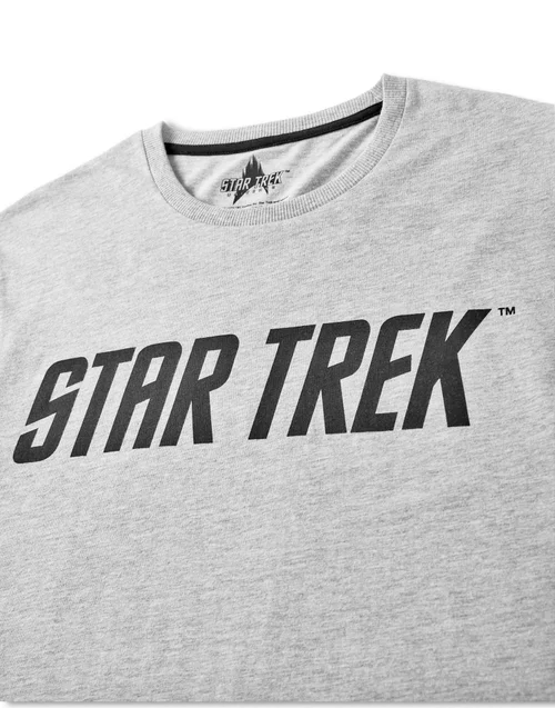 Vanilla Underground Star Trek Adults Logo Black PJs - Small Image 4