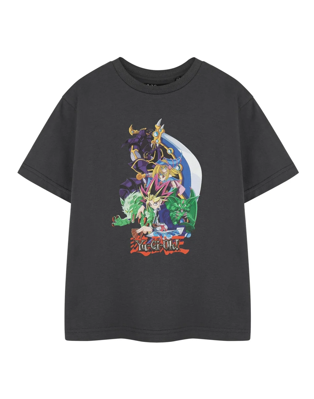 Vanilla Underground Yu Gi Oh Kids Multi Character Grey T-Shirt - 11-12 Yrs Image 1