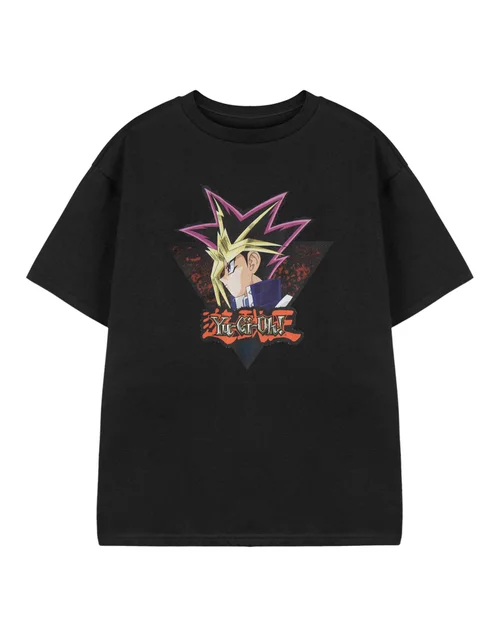 Vanilla Underground Yu Gi Oh Kids Yugi Black T-Shirt - 5-6 Yrs Image 1