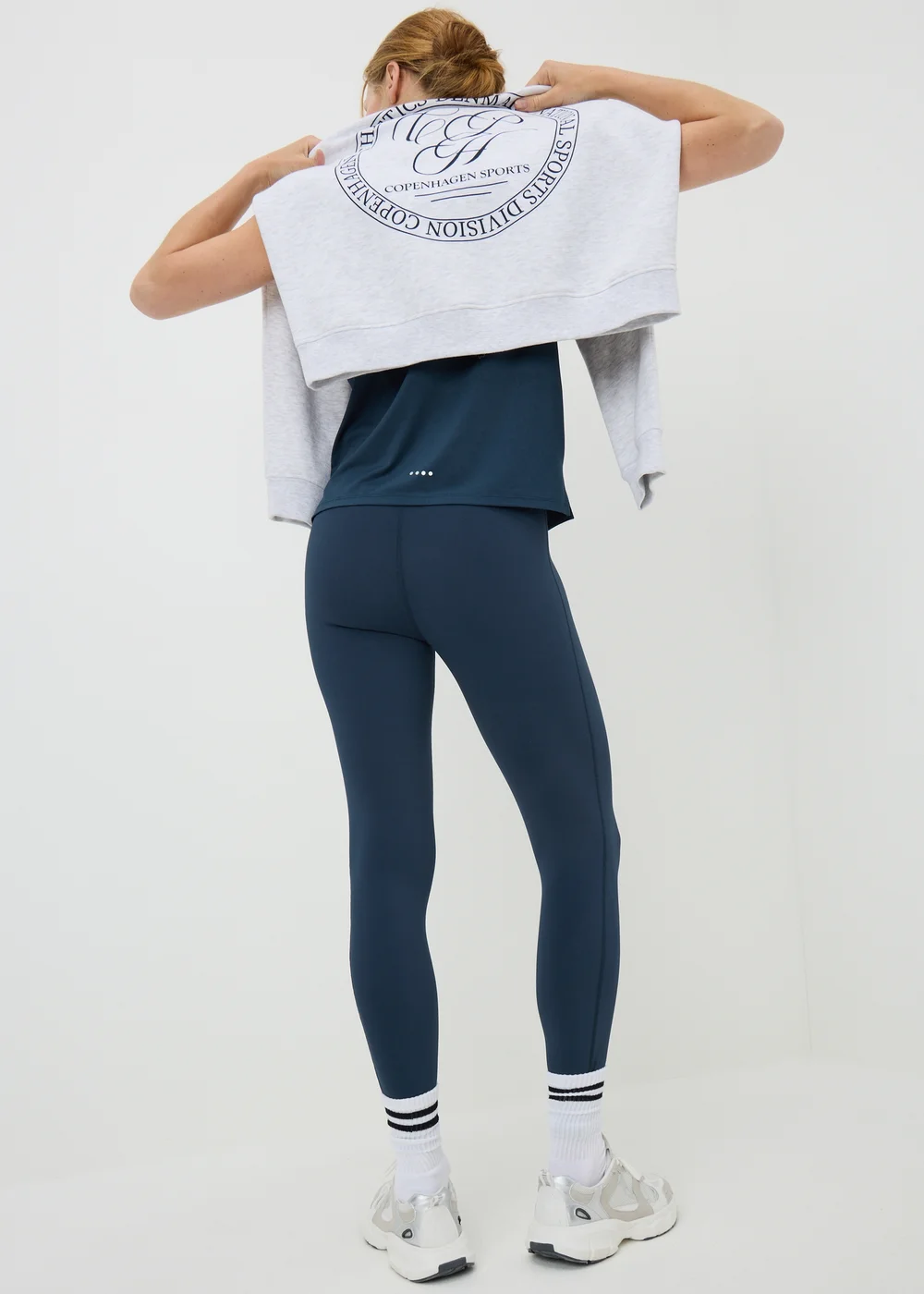 Souluxe Navy Long Length Gym Leggings - 6 Image 1