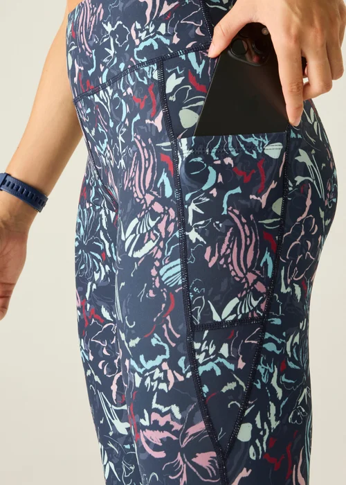 Dare 2b Abstract Bloom Print Influential II 1/3 UV Protective, Quick Drying Leggings - 20 Image 5