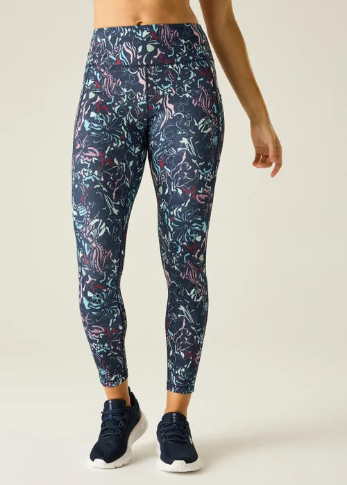 Dare 2b Abstract Bloom Print Influential II 1/3 UV Protective, Quick Drying Leggings - 20 Image 1