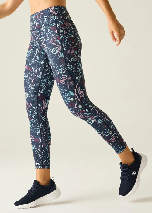 Dare 2b Abstract Bloom Print Influential II 1/3 UV Protective, Quick Drying Leggings - 20 Image 4
