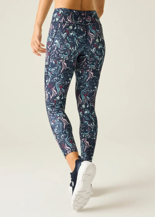 Dare 2b Abstract Bloom Print Influential II 1/3 UV Protective, Quick Drying Leggings - 20 Image 2