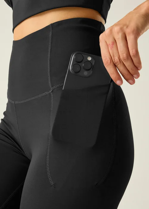 Dare 2b Black Refresh Anti-Bacterial Leggings - 16 Image 5