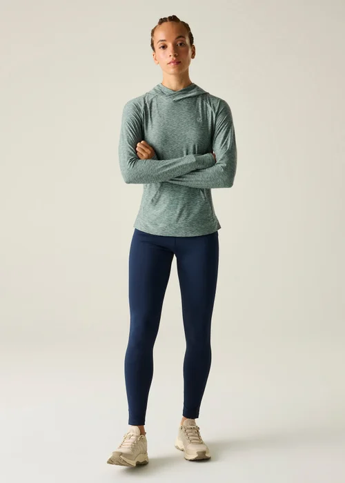 Dare 2b Glacier Green Sprint UV Protective, Reflective Hoodie - 10 Image 3