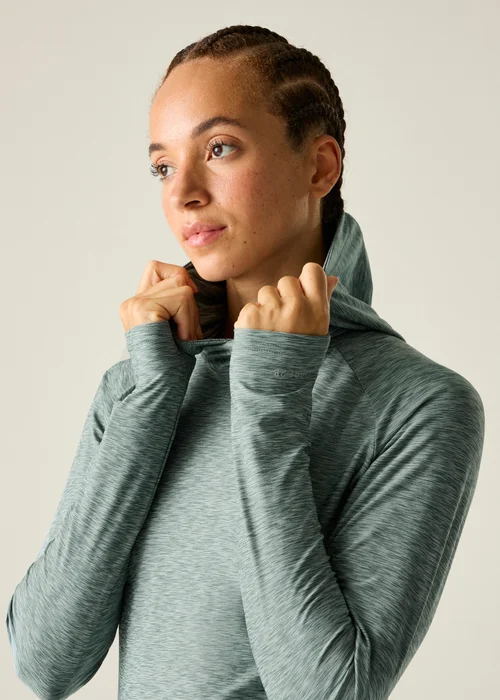Dare 2b Glacier Green Sprint UV Protective, Reflective Hoodie - 10 Image 6