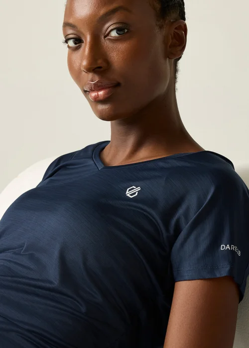 Dare 2b Navy Vigilant Quick Drying, Anti-Bacterial T-Shirt - 14 Image 4
