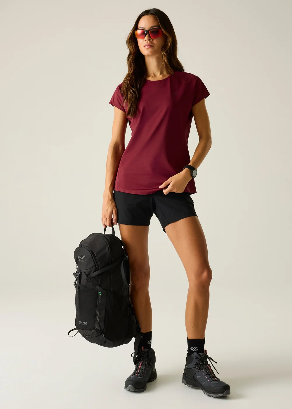 Dare 2b Tibetan Red Corral Quick Drying, Reflective T-Shirt - 14 Image 3
