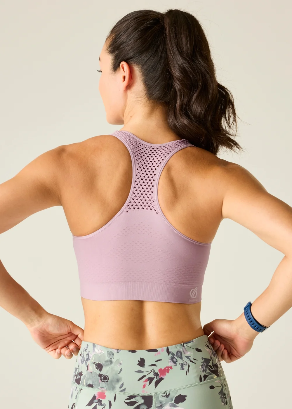 Dare 2b Mauve Shadow Don’t Sweat It II Anti-Bacterial, Quick Drying Bra - M Image 2