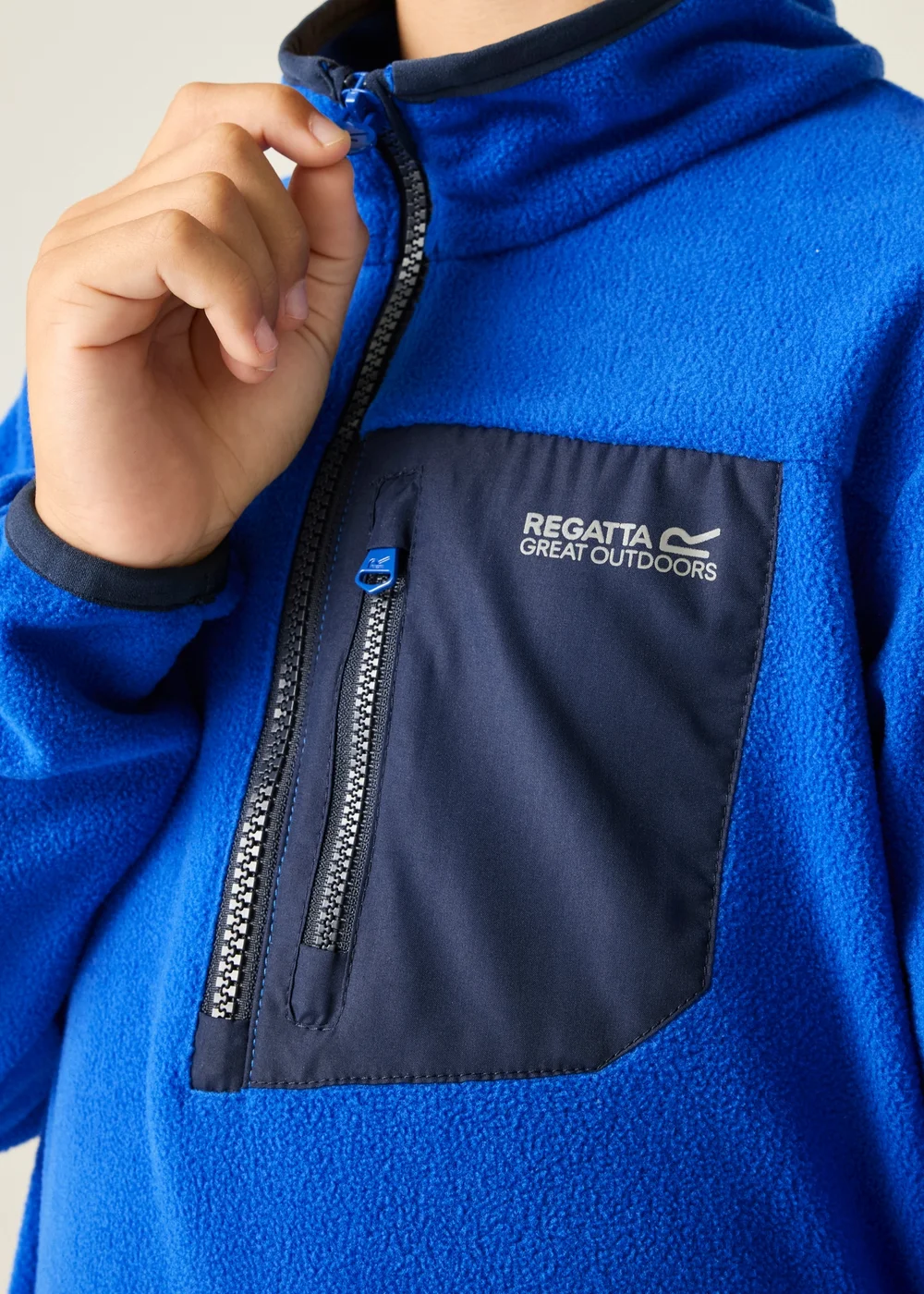 Regatta Olympian Blue Junior Frankie Half Zip Fleece (3-13 Years) - 13 Yrs Image 4