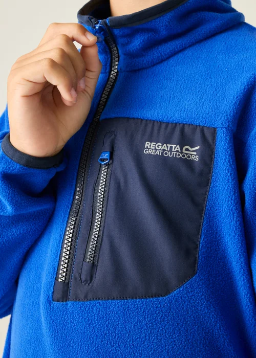 Regatta Olympian Blue Junior Frankie Half Zip Fleece (3-13 Years) - 13 Yrs Image 4