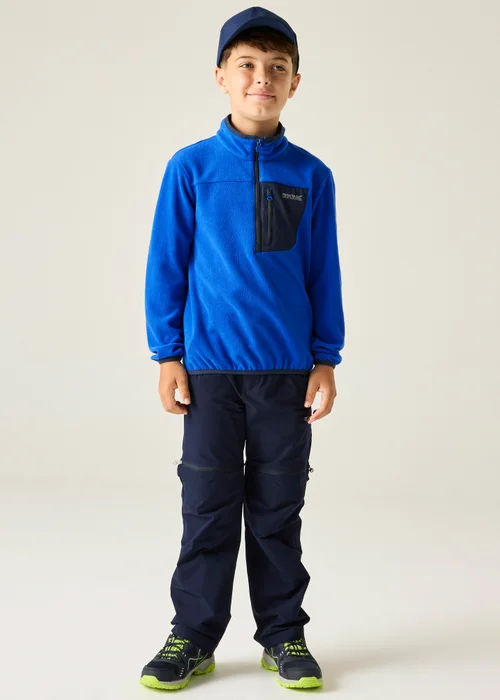 Regatta Olympian Blue Junior Frankie Half Zip Fleece (3-13 Years) - 13 Yrs Image 3