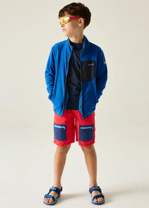 Regatta Olympian Blue Junior Frankie Full Zip Fleece (3-13 Years) - 13 Yrs Image 3