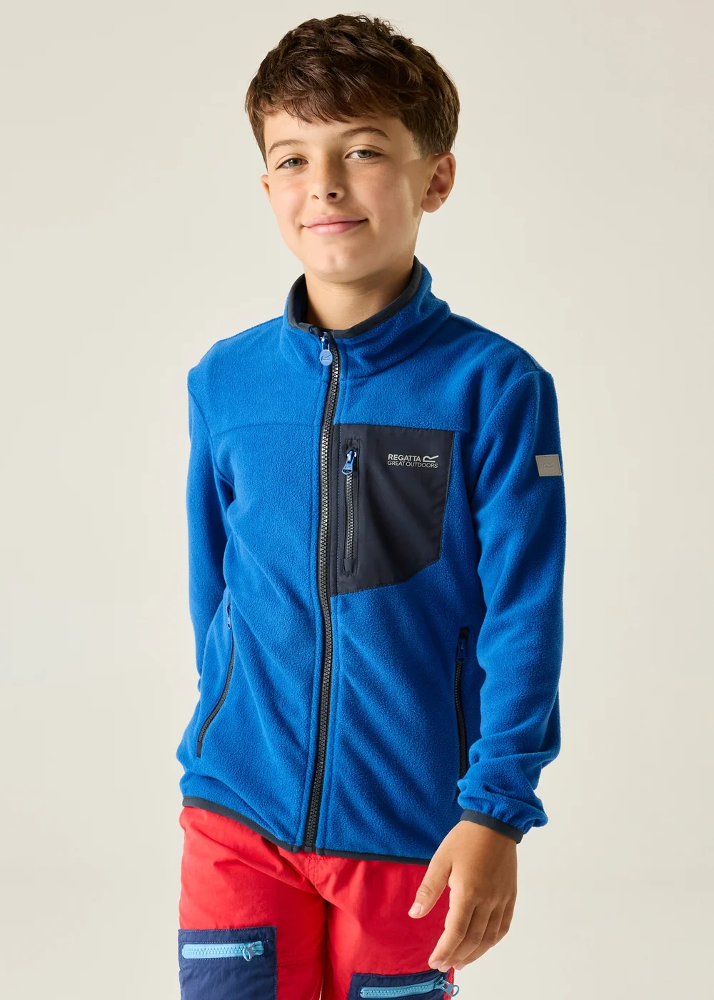 Regatta Olympian Blue Junior Frankie Full Zip Fleece (3-13 Years) - 13 Yrs Image 1
