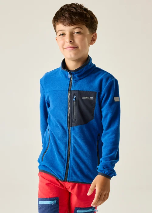 Regatta Olympian Blue Junior Frankie Full Zip Fleece (3-13 Years) - 13 Yrs Image 1