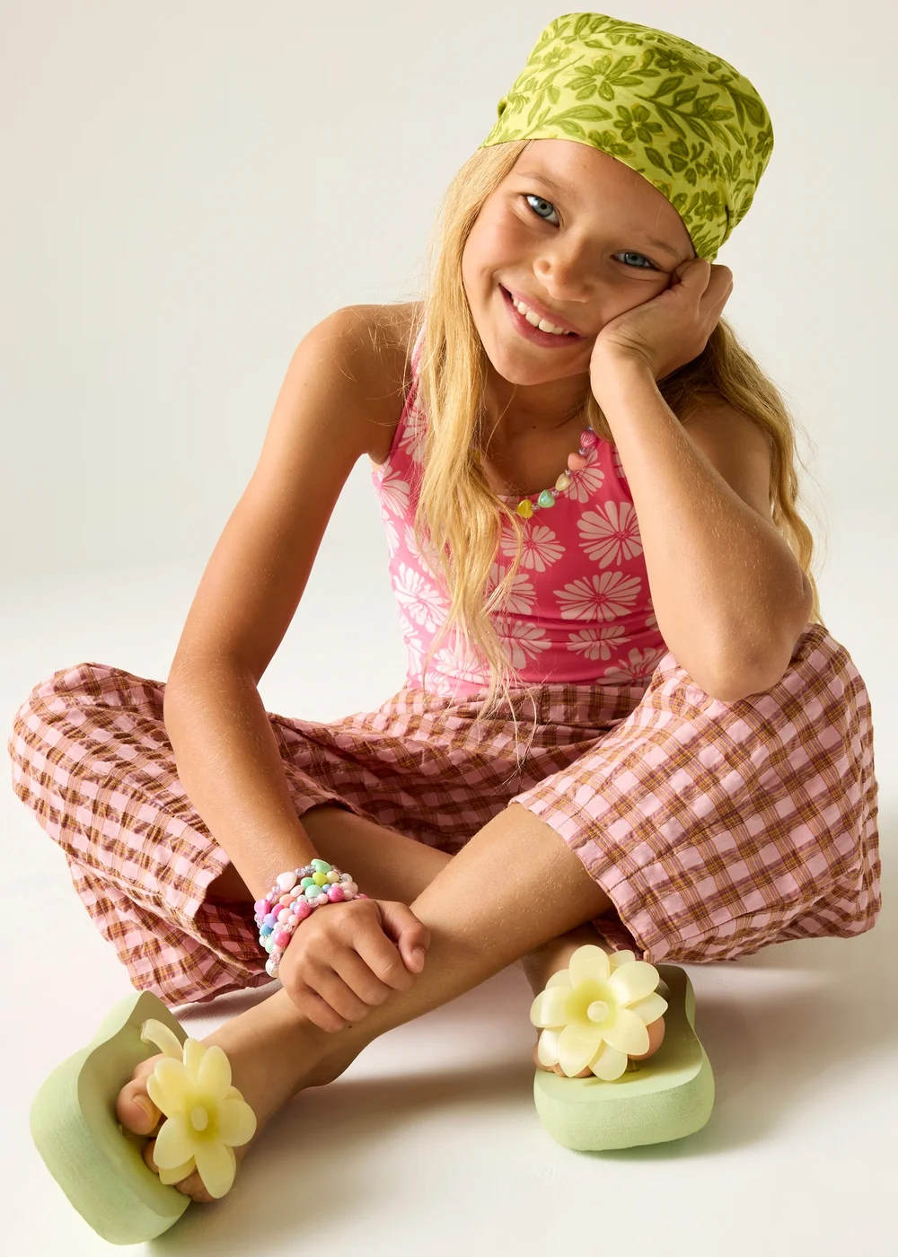Regatta Pink Haze Petal Flower Katrisse UPF 30 Swim Costume (3-13 Years) - 5-6 Yrs Image 4