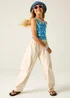Regatta Blue Floral Katrisse UPF 30 Swim Costume (3-13 Years) - 5-6 Yrs Image 3