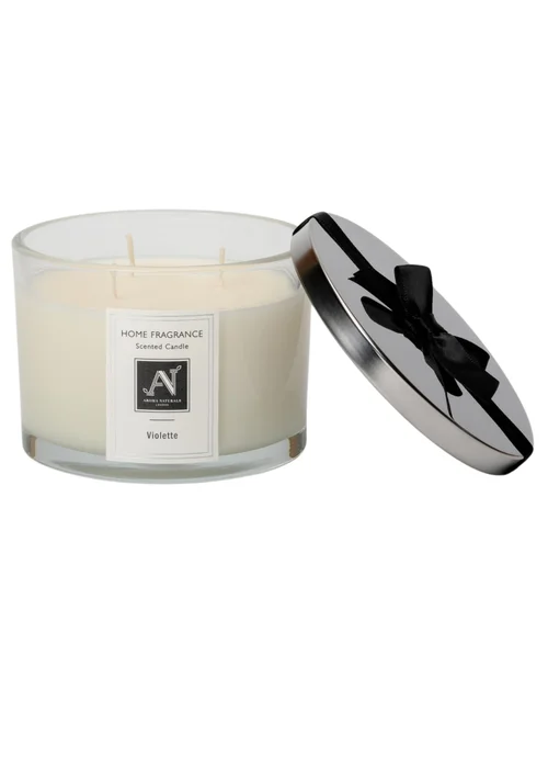 Aroma Naturals London Scented Candle White The Minimalist luxe Range 292G - M Image 2