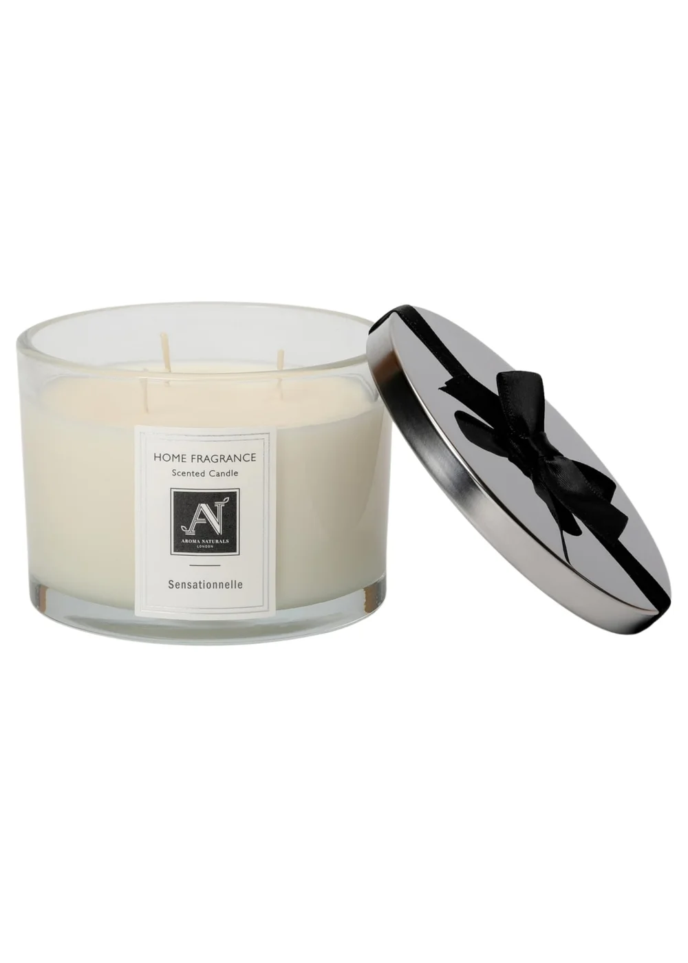 Aroma Naturals London Scented Candle White The Minimalist Luxe Range Candle 292G - M Image 2