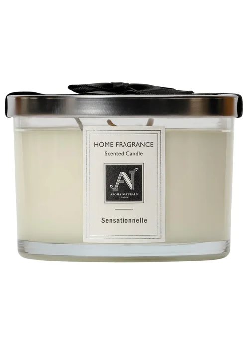 Aroma Naturals London Scented Candle White The Minimalist Luxe Range Candle 292G - M Image 1