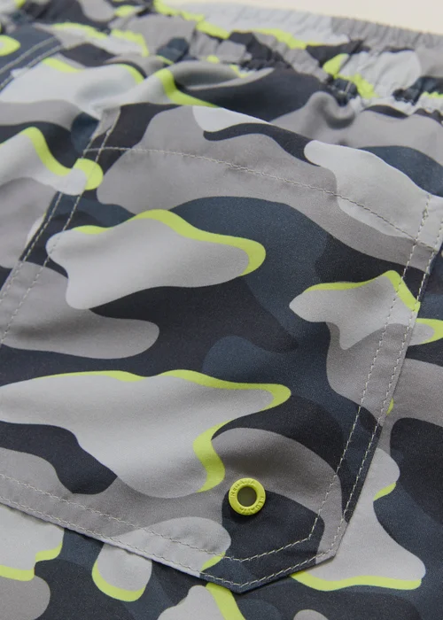 Regatta Dark Storm Camo Skander Swim Shorts (3-13 Years) - 3-4 Yrs Image 5
