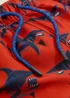 Regatta Rusty Orange Sharks Skander Swim Shorts (3-13 Years) - 11-12 Yrs Image 3
