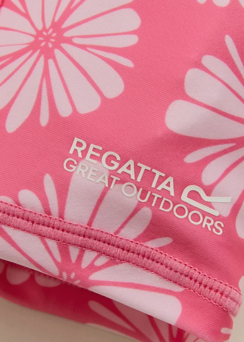 Regatta Pink Haze Petal Flower Kids Rash Suit Quick Drying (9 Months- 4 Years) - 18-24 months Image 3